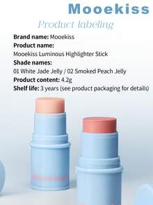 Mooekiss Highlighter Stick yang Cocok untuk Makeup Sehari-hari, Hadiah Sempurna untuk Pacar. - 02 - View 8