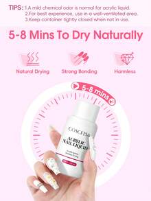 Coscelia 30PCS Acrylic Powder Set Glitter Nail Powder With 30ML Acrylic Liquid Nail Lamp Nail Drill For Acrylic Nail Extension Nail Art Decoration Tools Set - Nhiều màu - Xem 2