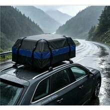 420D Waterproof Car Roof Storage Bag With Non-Slip Pad, Universal Car Roof Rack, Suitable For Vehicles With Or Without Roof Rack, Outdoor Self-Driving Travel Cargo Bag - 420D Roof Bag + Non-slip Pad - View 6