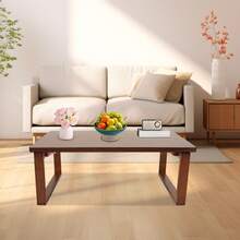 YUNRUX Folding Coffee Table, Low Tea Table With Folding Legs, Folding Tea Table For Sitting On The Floor - Khaki - View 10