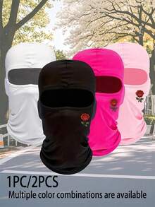 Unisex Breathable Sports Face Mask, Fashion Print Balaclava Hat, Perfect For Cycling, Outdoor, Fishing - Multicolor - View 1