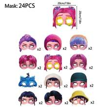 KPop Demon Hunters Cool Girl Mask Birthday Party Cosplay Party Photo Prop Decoration Girls Boys Birthday Party Gift - Party Masks - View 10