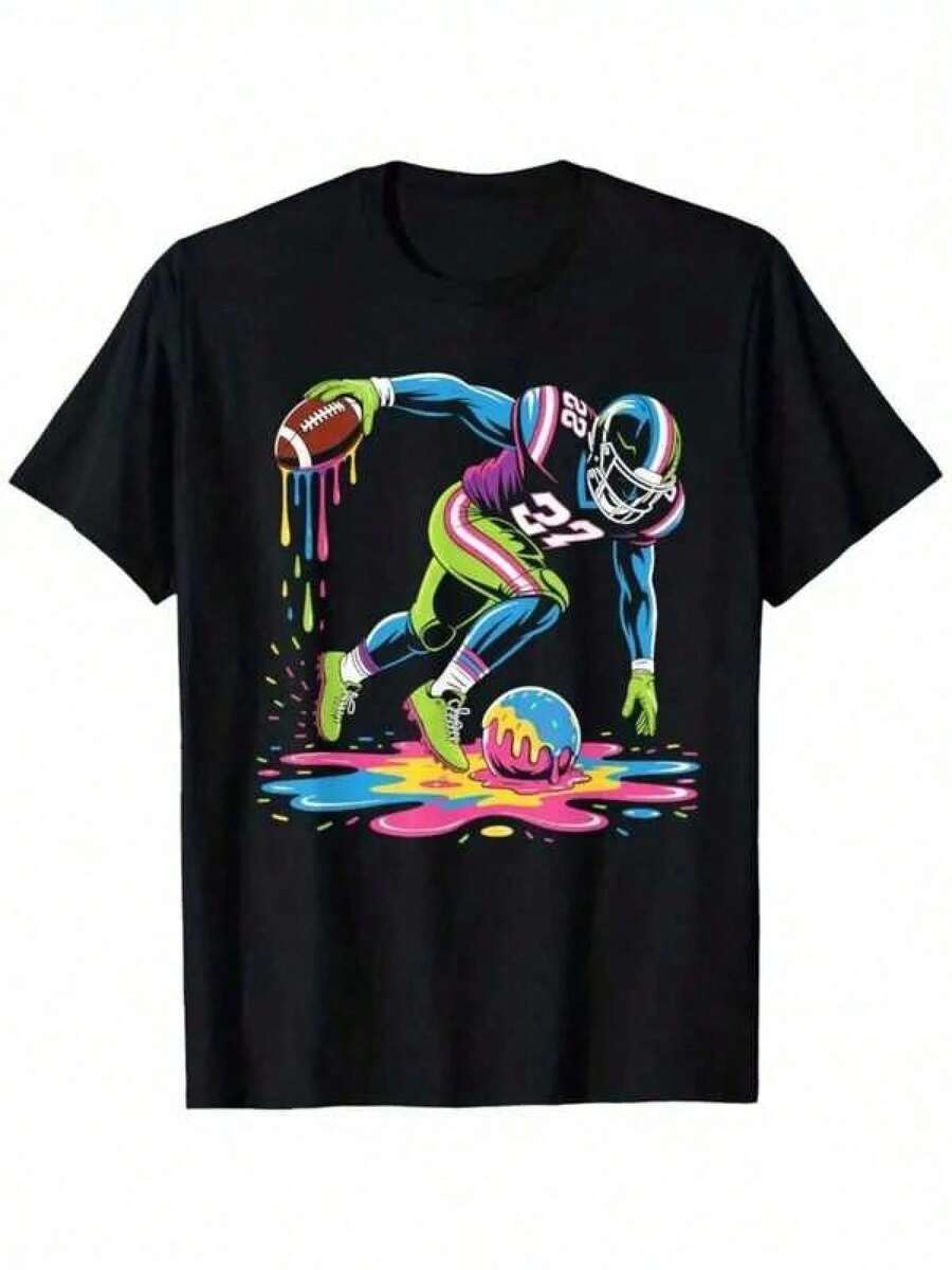 Ropa De Niño Talla 10 O 12 Ropa Niño Talla 10 De Niño Ropa De Mujer Playeras De NiñoDrip Sprinkles Drip-Shirt Gifts Boys Girls Kids YYQ 180g H25W - Negro - Ver 1