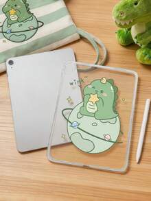 1件 TPU 軟殼行星恐龍圖案彩繪平板保護殼，適用於 Mini1/2/3/Mini4/Mini5/Mini6/Mini7/Air/Air2/9.7/10.2/10.5/Air4/Air5/10.9/Pro 11 吋/10代/Pro11-In.(M4)-2024/(A16) 11 吋 11 代 2025/Air7(M3)2025 (11 吋)/Air 8(M4)2026(11 吋) Apple A7/A8 機型，單件透明平板保護殼，輕量超薄軟殼，極簡/趣味/可愛/清新/個性化/創意，無筆槽，產品不含筆 - 彩色 - 查看 5