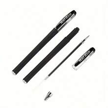 26pcs/Quick-Dry Neutral Pens, 0.5mm Fine Tip, Needle Point Pens/Black Ink - Ideal Choice For Office And Daily Use - Rectangle - View 4