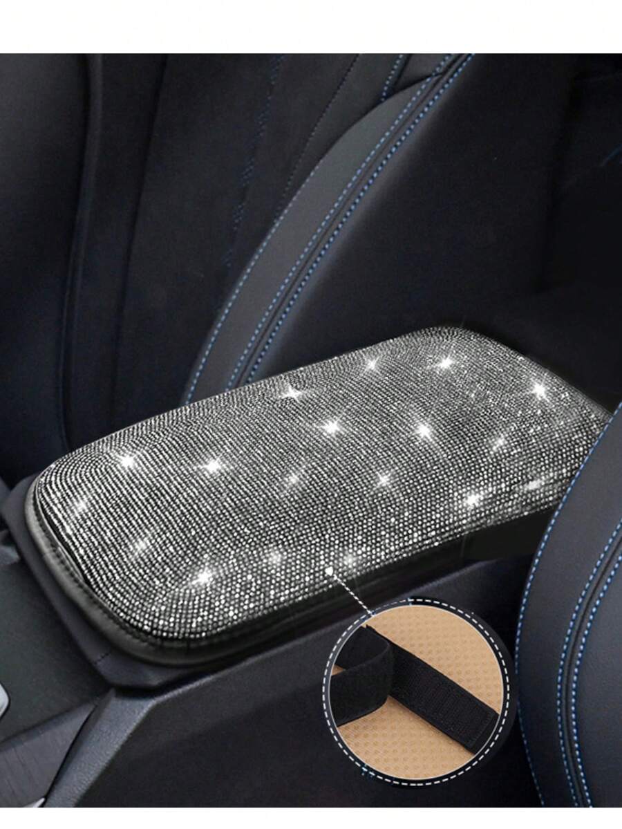 Alfombrilla brillante multicolor para caja de reposabrazos de coche, interior de coche cómodo y antideslizante - Multicolor - Ver 1