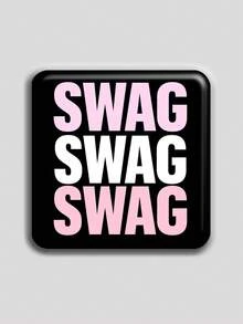Kawaii Square Badge, Classic Fashion Badge/Brooch/Pin, 2D Flat Design, High-Quality Metal Accessory, Suitable For Decorating Clothing, Hats, Backpacks, Creative Holiday Gift For Friends, Classmates, Colleagues, And Family. - Multicolor - View 11