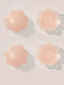 2/4/8/12pcs/Pack, With Premium Storage Box, Round Pink Invisible Nipple Covers, Comfortable And Discreet, Suitable For Bikini, Beachwear, Cocktail Party Dress, Evening Wear, Outdoor Summer Wear. - Multicolor - View 11