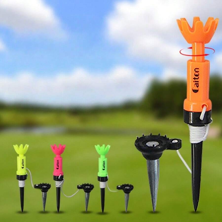 1pc Golf Magnetic Ball Marker, Low Resistance Long Distance Ultra Stable Ultra Durable Adjustable Length Ball Holder - Multicolor - View 1
