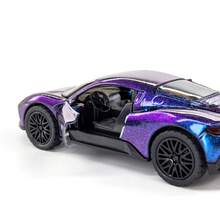 Boys Exclusive Racing Car Toy Realistic Sports Car Model Home Desktop Decoration Creative Toy - Purple - View 5