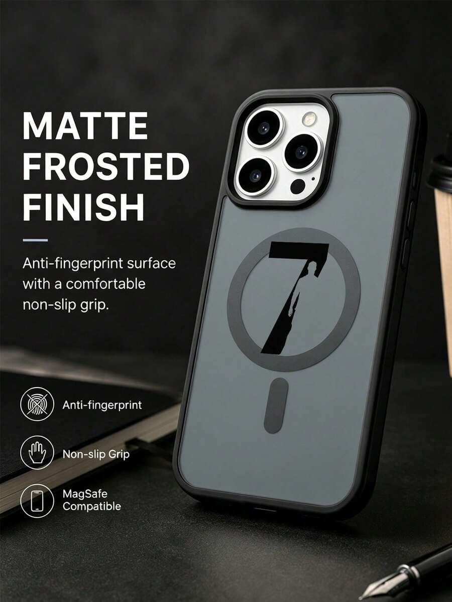 1 Piece Soft TPU Phone Case With Soccer Ball Design, Compatible With IPhone 17/16 Pro Max/15 Plus/14 Pro, Protective Cover With CR Training Print, Shockproof, With Precise Cutouts - Negro 4 - View 1