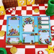 Miniso 1入-160張 Super Mario 生日兒童備忘錄日記本，Super Mario 撕頁式便利貼，生日禮物，自黏式備忘錄便箋，方便使用，適用於辦公室、學校、居家留言便箋，生日禮物撕頁式便利貼，Super Mario 角色愛好者的最佳禮物 - 橘色 - 查看 5