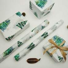 10/30/50 Sheets Wrapping Tissue-Beautiful Christmas Tree Golden Star Pattern Wrapping Paper, Birthday Party Decorating Paper, Gift Wrapping Tissue, Suitable For, Bouquet Wrapping, Wedding Decoration, Christmas, Valentine'S Day, Halloween, Summer - View 6