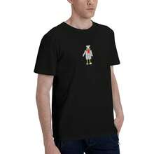 Camisetas de manga corta para hombre, con cuello redondo, estampadas con gráficos de , estilo casual, vintage, hawaianas, para verano. - Negro - Ver 4
