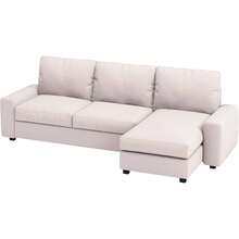 HomeTown Market La resistente funda para sofá KIVIK es compatible con el sofá  Kivik.Solo funda de asiento (poliéster beige 3 asientos) - Poliéster beige, 3 plazas - Ver 10