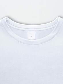NEVER WALK ALONE Print Tee Shirt, Tees For Men, Casual Short Sleeve T-Shirt For Summer - 白色 - 查看 3