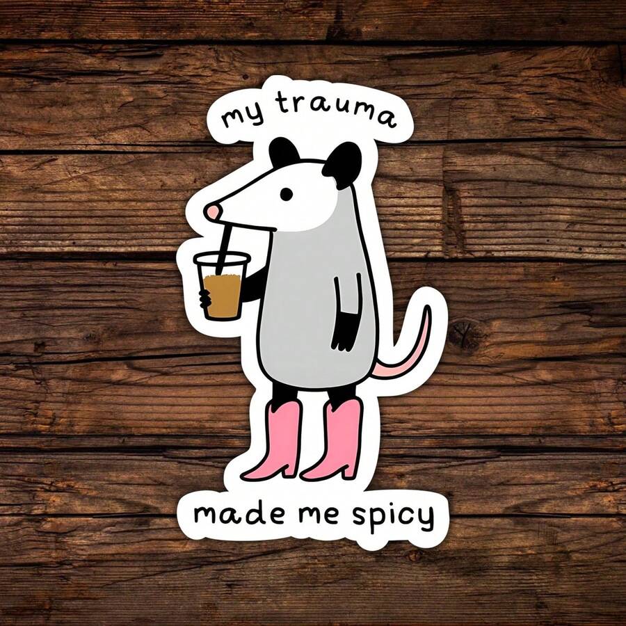 Local Taxes Included Funny Minimalist Sticker, Dry Everyday Humor Design For Laptops, Notebooks, Water Bottles, Cups, Journals, Lockers, Perfect Gift For Students, Teachers, Office Workers, Creatives, And Fans Of Practical Comedy - Multicolor - View 1