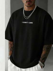Men T-Shirts - 黑色 - 查看 7