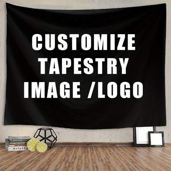 1 Custom-Made Tapestry |   Personalized Photo Tapestry, Logo Design, Oxford Fabric, Suitable For Anniversaries, Birthdays, Weddings, Mother's Day, Party Decoration, Bedroom Decoration