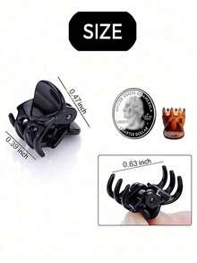 20/1pc Mixed Color Mini Hair Clips, Suitable For Women's Hairstyle Styling And Hair Decoration, Strong Grip, Can Be Used To Fix Bangs, Suitable For Daily Wear, Essential Hair Accessories For Girls Back To School - / - View 10