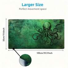 1pcThis Large Gaming Mouse Pad Features A Mysterious-Style Background Design And A Non-Slip, Washable Rubber Base; It Is Suitable For Use As Office Gear, A Computer Accessory, Or A Desktop Decoration. - Mouse Pad - View 3