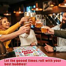 Adult Drinking Game Set - Perfect For Parties & Holiday Season Eve Gatherings, Interactive Fun Board Games - 1 Pcs - View 6