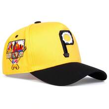 1pc Men's Embroidered Baseball Cap, 5-Panel Outdoor Sports Hat, Adjustable Sun Protection Casual Cap For Spring/Autumn Travel, Beach Vacation - Multicolor - View 14