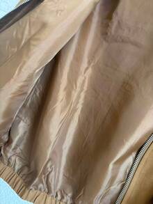 Women's Windbreaker Bomber Jacket - Caramel ZY1003 - View 2