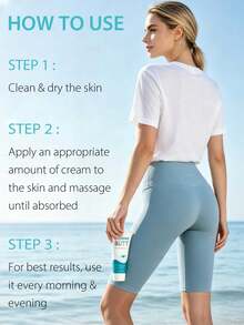 2pcs Deep Moisturizing Firming Lifting Buttock Cream With Ginseng & Collagen, Buttock Care Moisturizing Cream, Hydrating & Moisturizing To Improve Roughness & Sagging, Buttock Firming Cream - Collagen - View 6