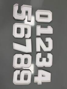 1 个 0-9 数字形状托盘，摄影道具，DIY 食品托盘，装饰纸板数字盒，适用于老年人生日、水果、饼干、甜点盘、蛋糕展示、毕业典礼、1 岁生日、家庭聚会、新娘送礼会，手工制作 - 彩色 - 查看 5