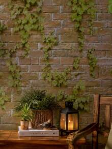 Self-Adhesive PVC Wallpaper, Washable, Decorative Wood Pattern, 5m X 10m Roll, For Home Renovation And Decoration, Living Room, Bedroom, Kitchen, Furniture, Patterned Wall Covering. - F219 - 查看 1