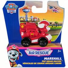 Spin Master Paw Patrol Juego de 6 piezas de coches de carreras de cachorros Air Rescue, incluye a Archie, Mao Mao, Tian Tuan, Xiao Li, Rocky y Zuma, adecuado para niños y niñas de 3 años en adelante - MARSHALL - Ver 1
