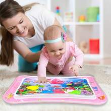 OBOVAY 1pc Multicolor Square Dolphin Inflatable Water Mat For Baby, Suitable For Play Mat, Early Education Activity Crawling Mat, Fun Game Birthday Gift - Multicolor - View 9