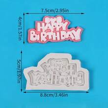 1pc Silicone Fondant Cake Candle Decoration Accessory Baking Mold, For Making Birthday Cake Decorations And Accessory Gifts - View 14