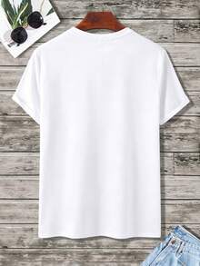 Camiseta casual para hombre con estampado de la bandera estadounidense y letras, para el verano. - estilo2 - Ver 5