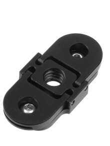 快速釋放固定底座，標準雙槽與 1/4" 螺紋孔，M3 螺絲，16-23mm 安裝孔距，適用於運動相機籠攝影器材的通用配件 - 查看 2