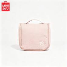 MINISO Multi-Function Hanging Travel Toiletry Bag, Portable Foldable Cosmetic Organizer With Multiple Mesh Pockets, Available In Various Colors, Suitable For Travel, Home, Daily Grooming And More, Essential Storage - Multicolor - View 12