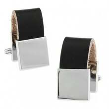 1 Piece Cufflinks, Decorative Shirt Sleeve Accessory For Wedding Business Party Formal Occasions - Multicolor - View 1