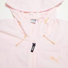 Puma [Oversized] Spring/Summer Lightweight Thin Skin Jacket Women's Zipper Hooded Outdoor Sports Jacket 62837567 - Baby Pink - View 3