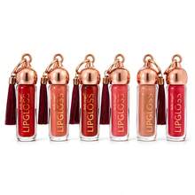 Belle Angel Fringe Keychain Lip Gloss Intense Shine Moisturizing Lip Balm - Cor 02 - 查看 1
