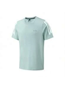 Adidas 男款短袖 T-shirt 2026 夏季新款運動半袖 - 淺綠色 - 查看 1