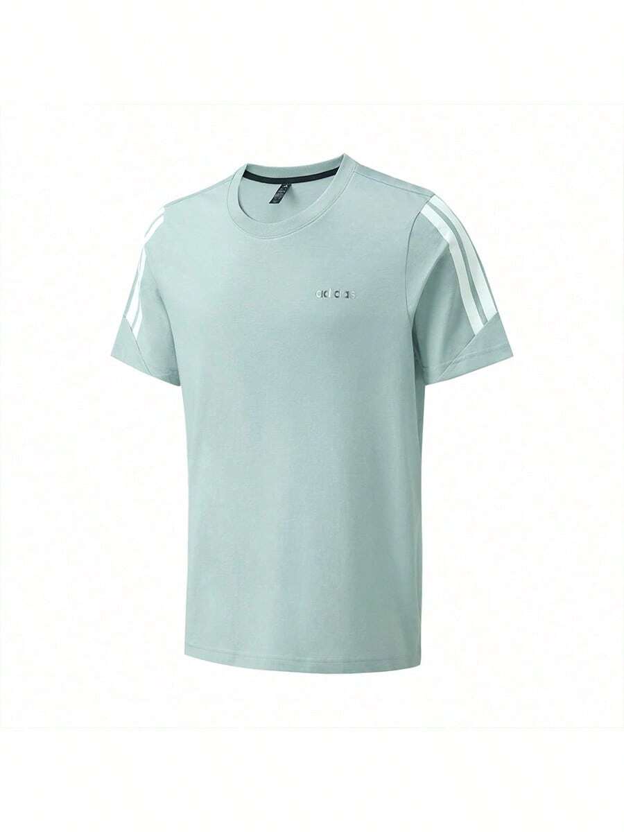 Adidas 男款短袖 T-shirt 2026 夏季新款運動半袖 - 淺綠色 - 查看 1