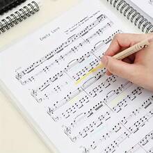 1pc A4 Piano Sheet Music Binder | Flat Design, Professional Sheet Music Storage Box, Portable Waterproof & Dustproof, Learning Accessory, Stationery Supplies, Convenient For Organizing And Protecting Your Sheet Music And Documents - Multicolor - View 4