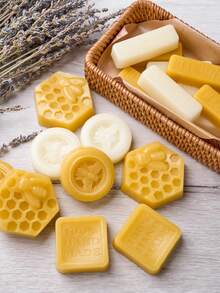 1/5/6pcs White Pure Beeswax Blocks,Yellow Beeswax For Homemade Candles,DIY Crafts,Home Polishing, Jewelry Making - Beeswax - View 3