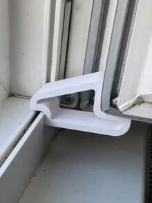 1/5pcs Door & Window Stopper | Durable Anti-Collision Buffer Strip And Rail Lock Set, Suitable For Balcony Partition, Ventilation And Privacy Protection | Easy Installation, Suitable For Patio Door, Bedroom Essentials | Home Gift - Multicolor - View 2