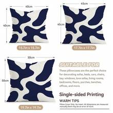 4pcs/1pc Nordic Style Geometric Pattern Pillow Covers, Single-Sided Printed Pillow Covers, Suitable For Living Room, Bedroom, Home Decor, All Season Pillow Covers - Multicolor - View 3
