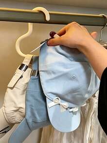 Multi-Function Anti-Slip Closet Hat Hanger Space Saving Wardrobe Organizer Hook,Bedroom Room Decor,Back To School - View 8