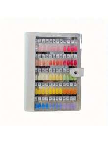 Magnetic Nail Color Book With Detachable Acrylic Gradient Color Display Board And Removable Nail Art Display Rack - Multicolor - View 8