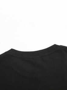 Mexico 2026 T-Shirt With A Humorous Goose Print And The Funny Phrase "SHUT THE DUCK UP", A Casual Urban And Modern Style, Ideal For Summer, National Holidays, Family Gatherings, And Travel. - 黑色 - 查看 5