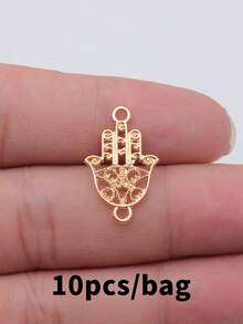10pcs 15x24mm Hand Connector Charms For DIY Bracelet Making Necklace Making Jewelry Making Handmade Craft Findings - Hand Connector - View 2